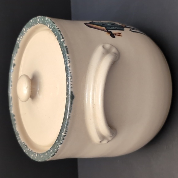 Home & Garden Party 2002 Handmade Stoneware Bean Pot. - Picture 3 of 13